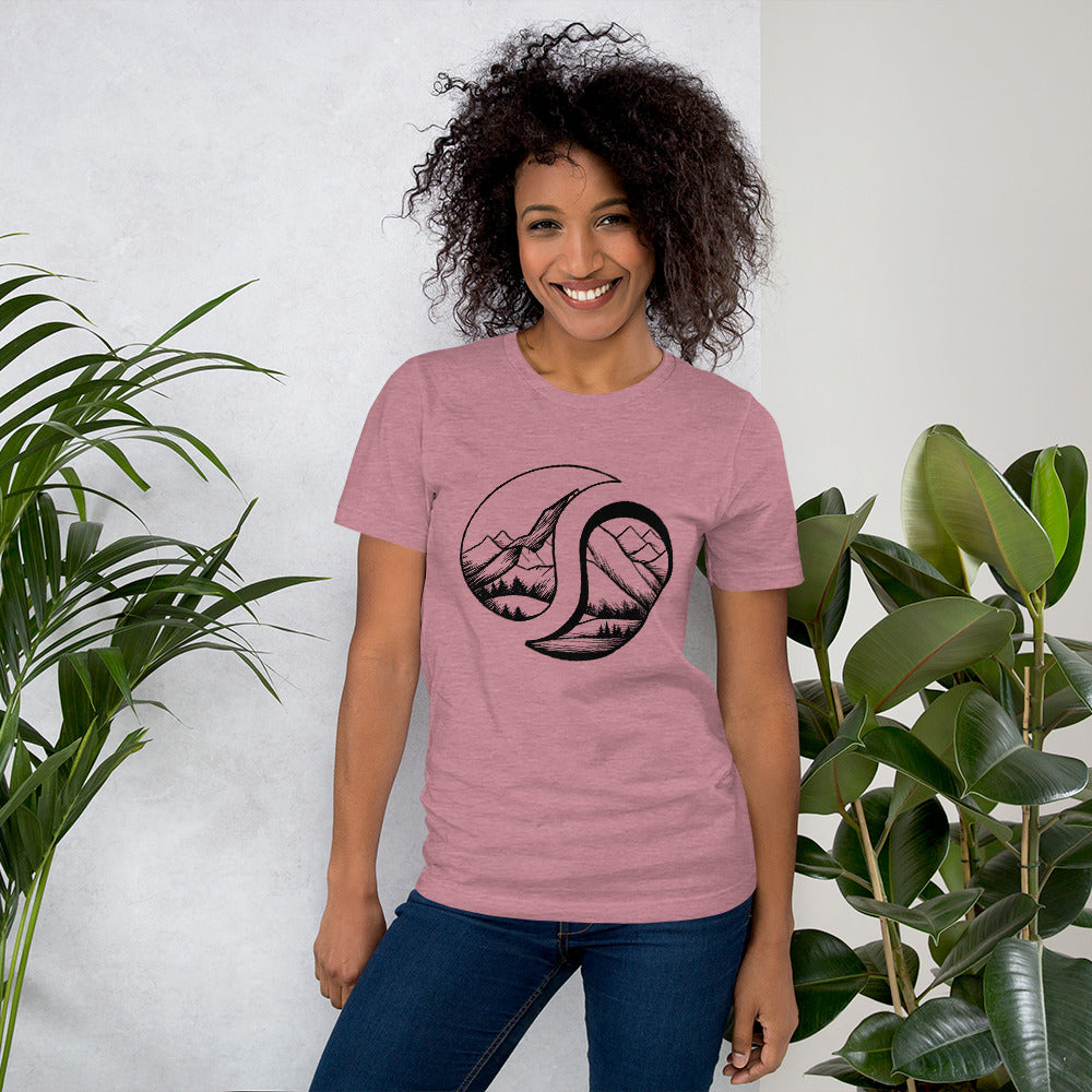 Mount Logo Tee Heather Orchid