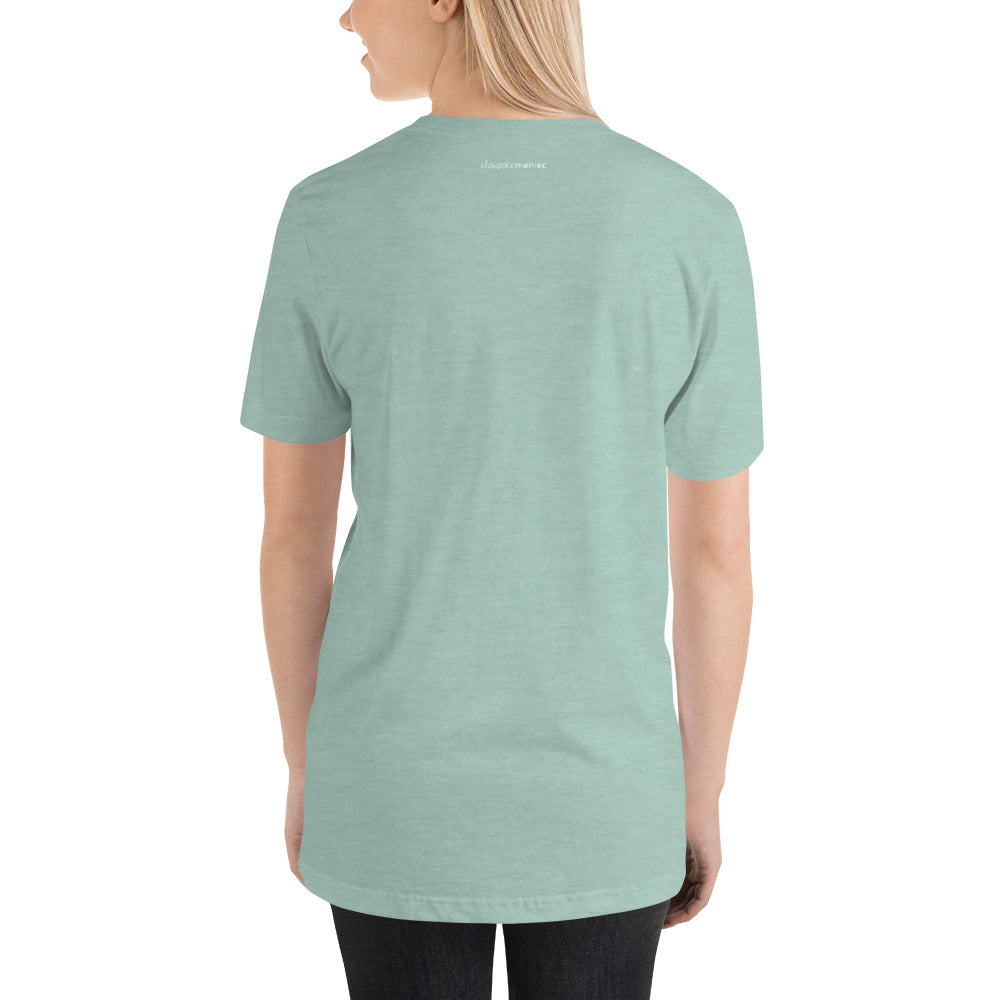 Skyline Tee Heather Prism Dusty Blue