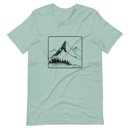 Peakture Perfect Tee Heather Prism Dusty Blue