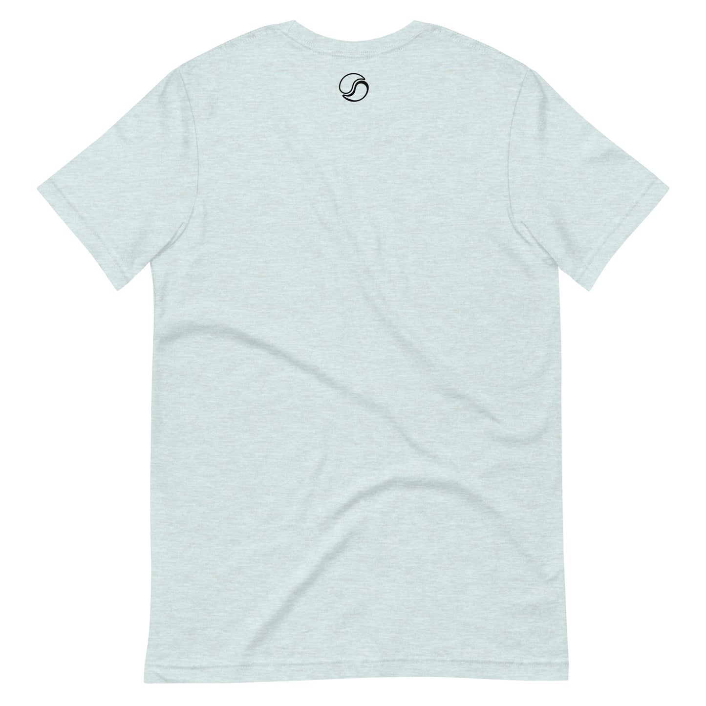 Mount Logo Tee Heather Prism Ice Blue