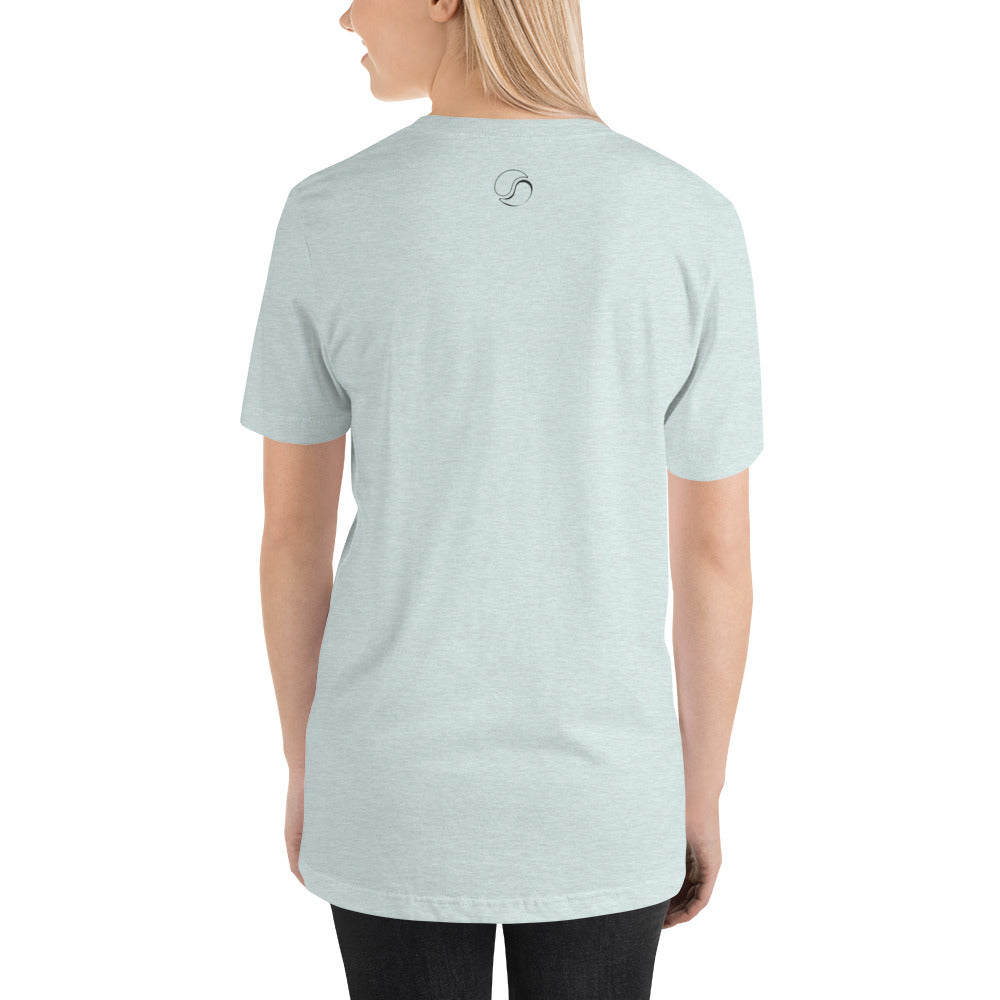 One Wave Tee Heather Prism Ice Blue