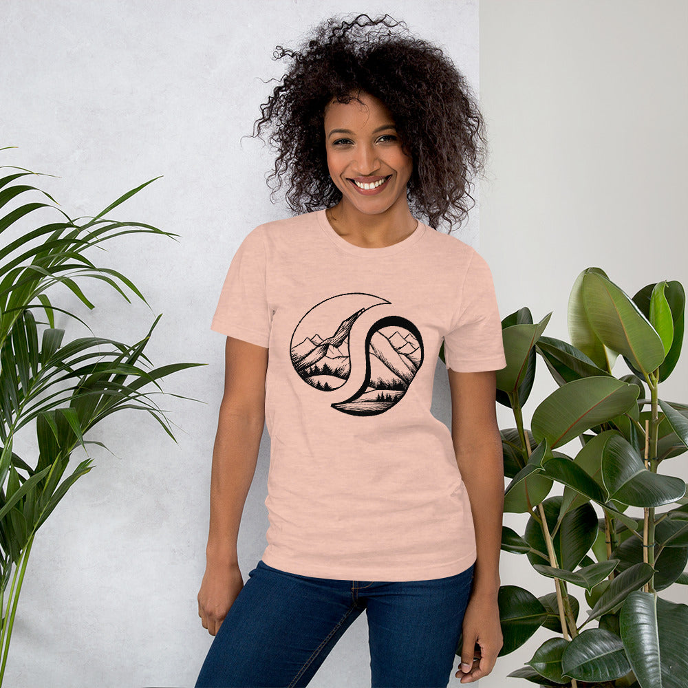 Mount Logo Tee Heather Prism Peach