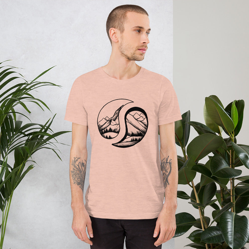 Mount Logo Tee Heather Prism Peach