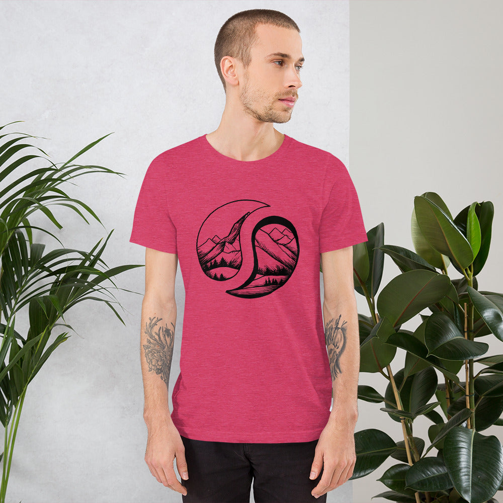 Mount Logo Tee Heather Raspberry