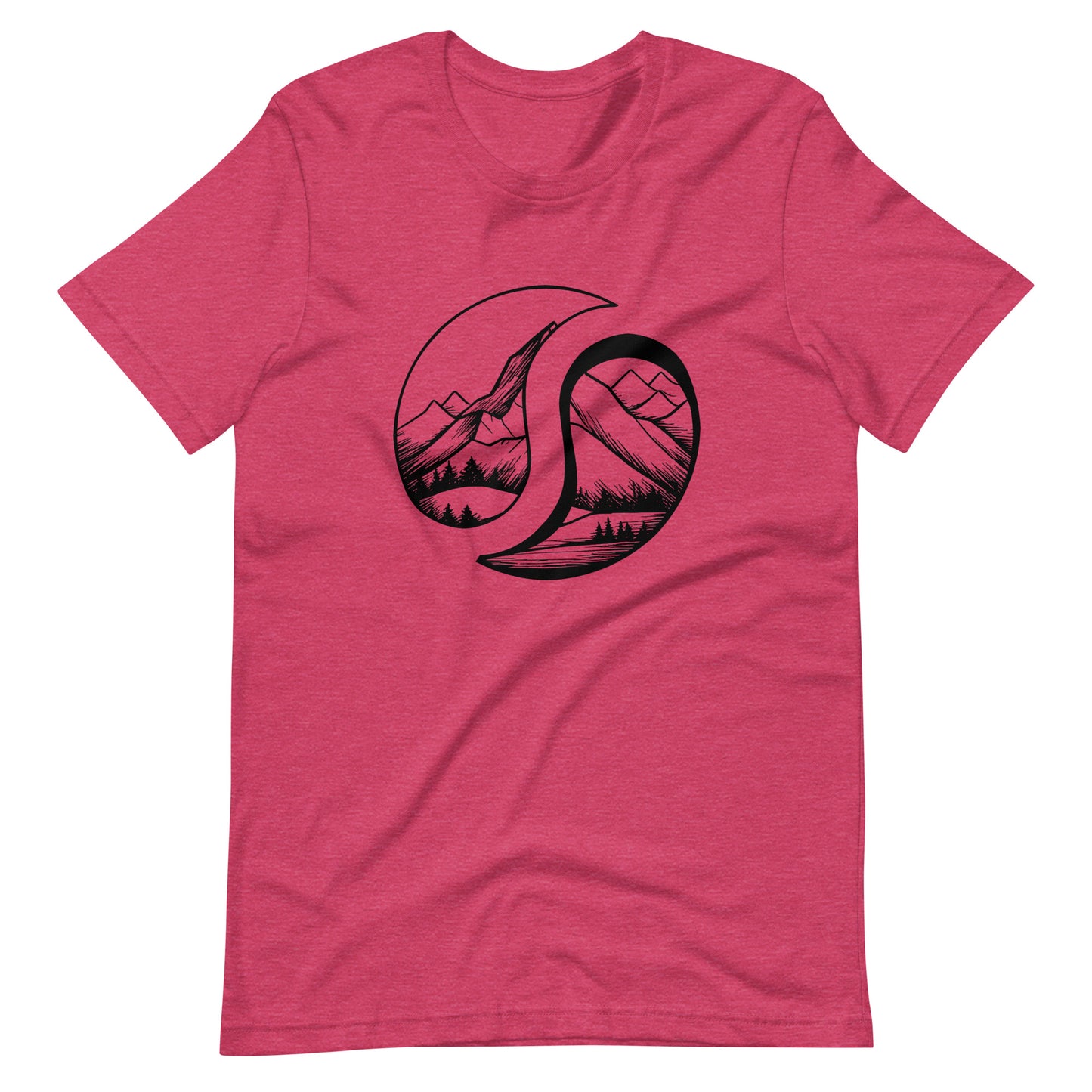 Mount Logo Tee Heather Raspberry