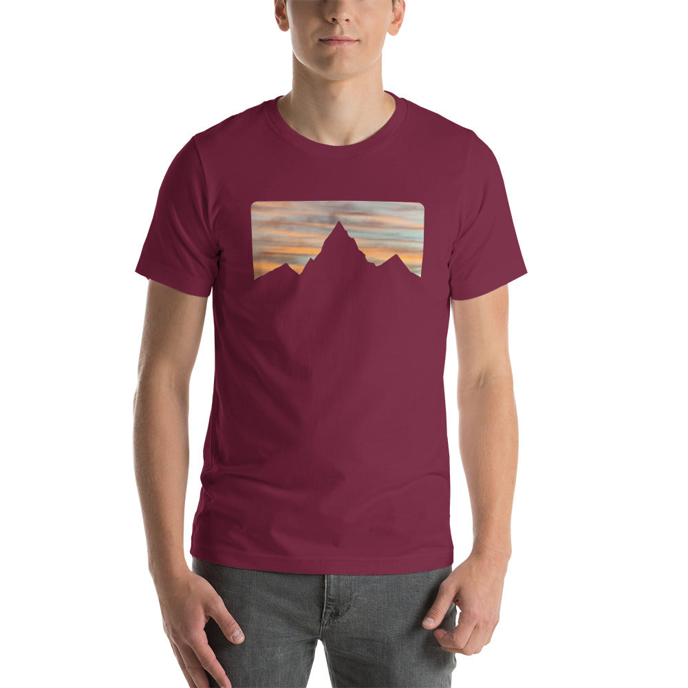 Skyline Tee Maroon