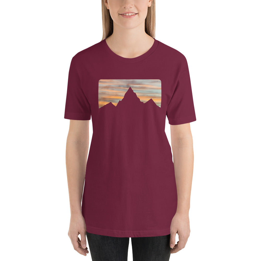 Skyline Tee Maroon