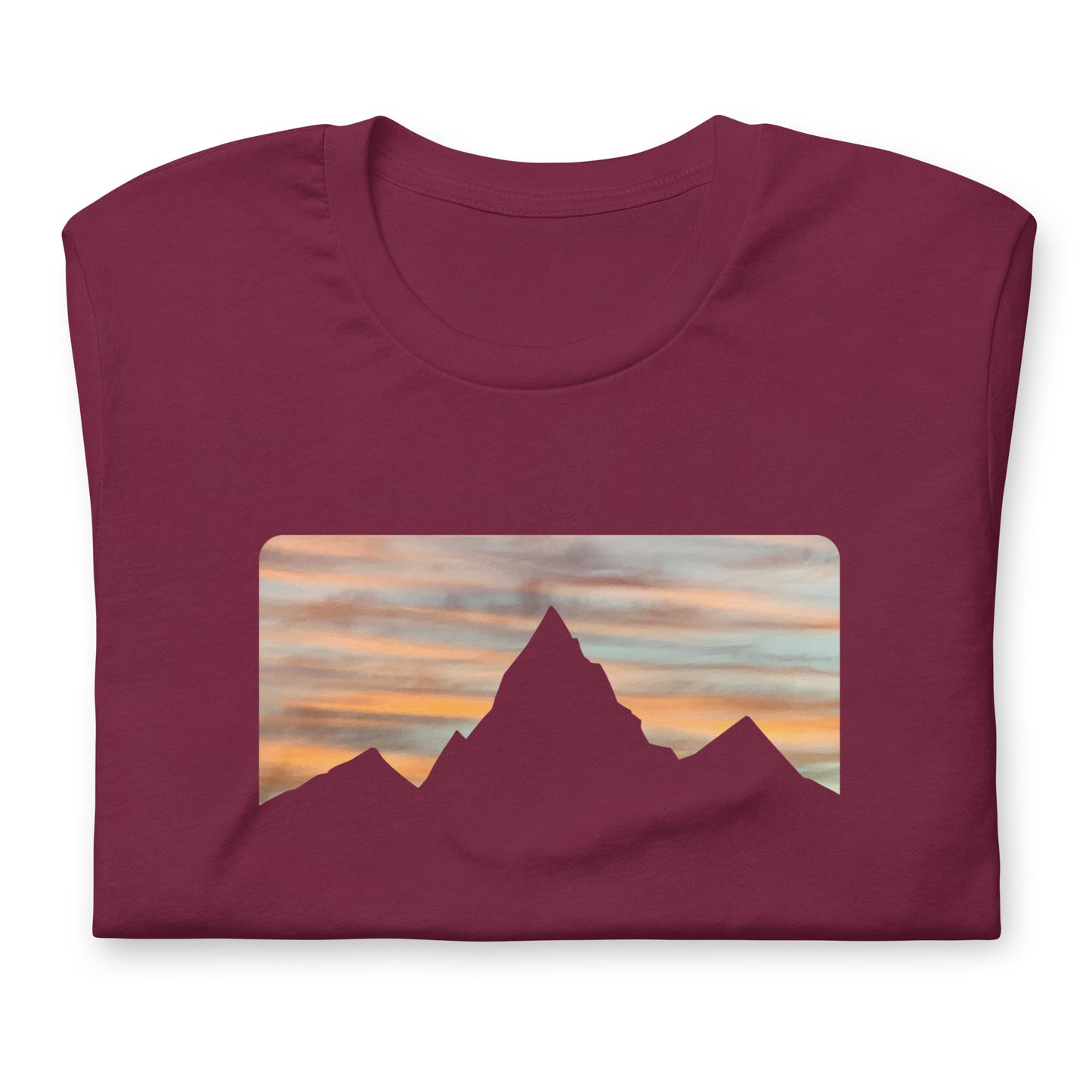 Skyline Tee Maroon