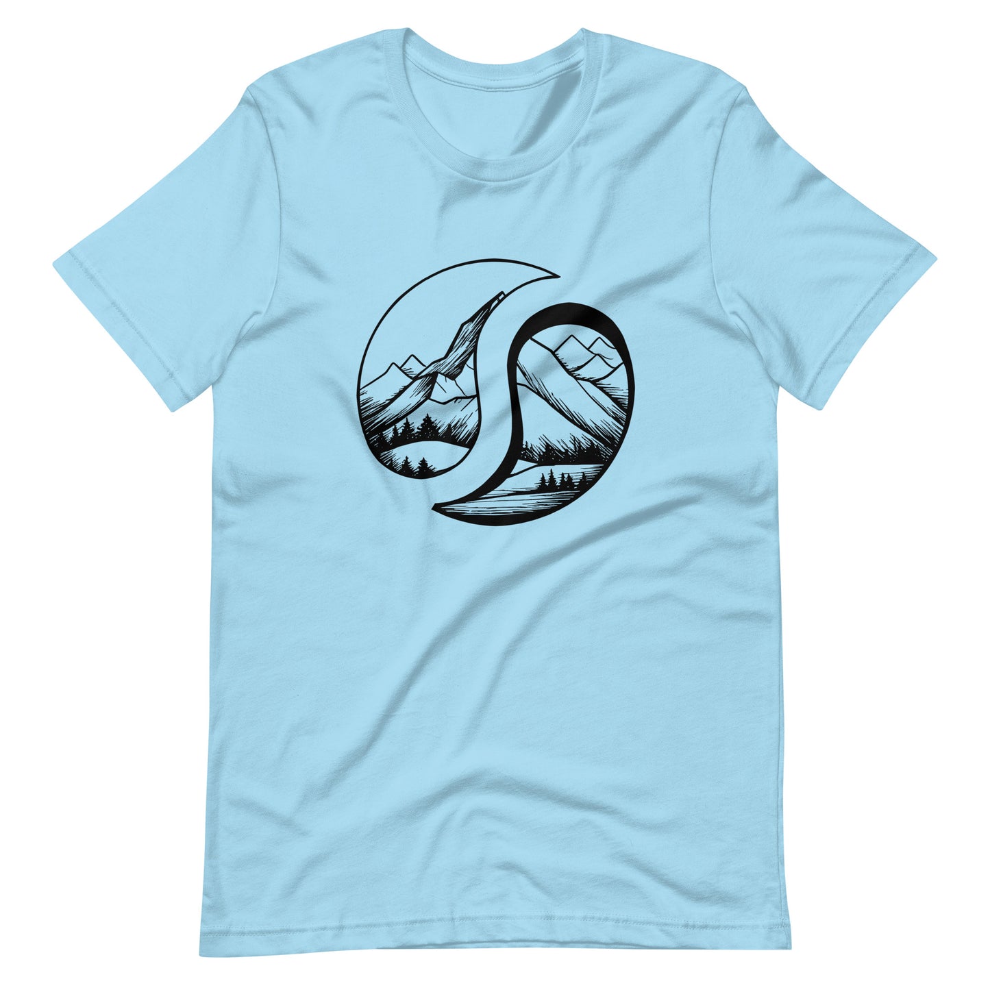 Mount Logo Tee Ocean Blue