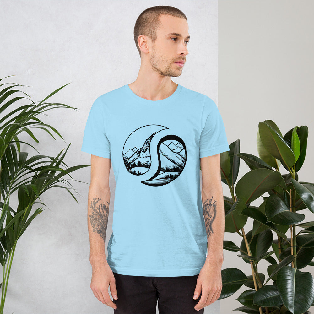 Mount Logo Tee Ocean Blue
