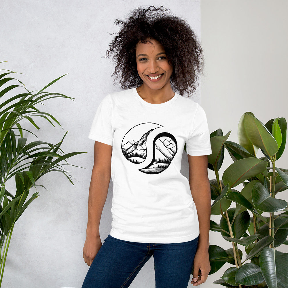 Mount Logo Tee White
