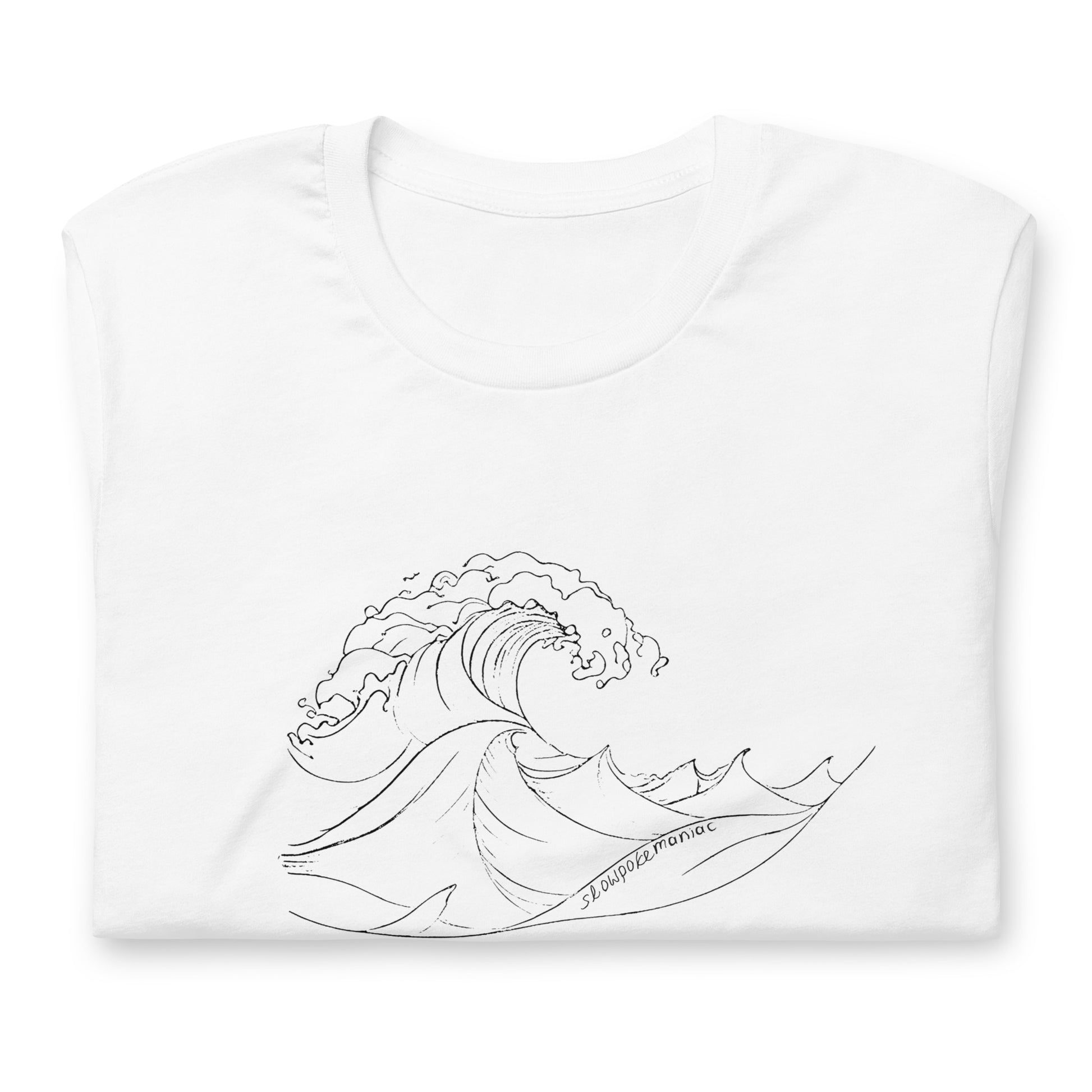 One Wave Tee White