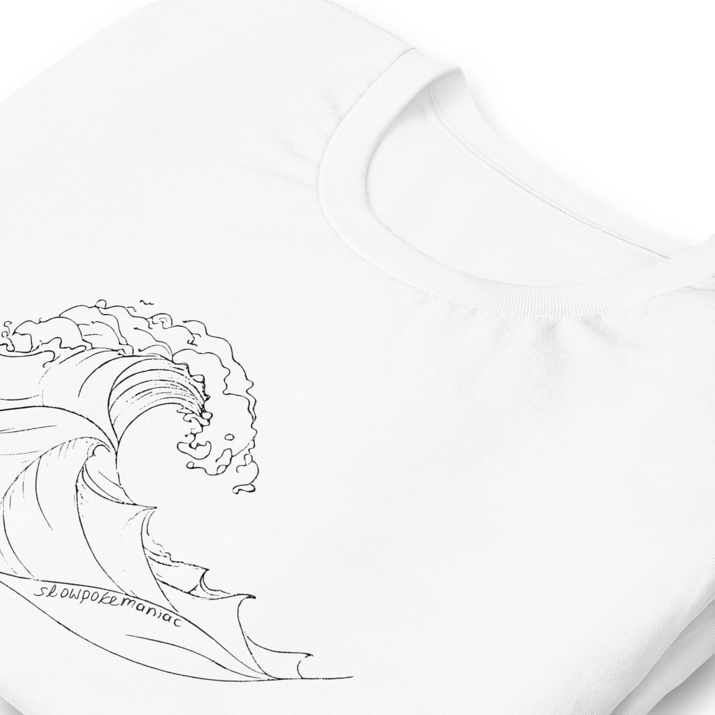One Wave Tee White