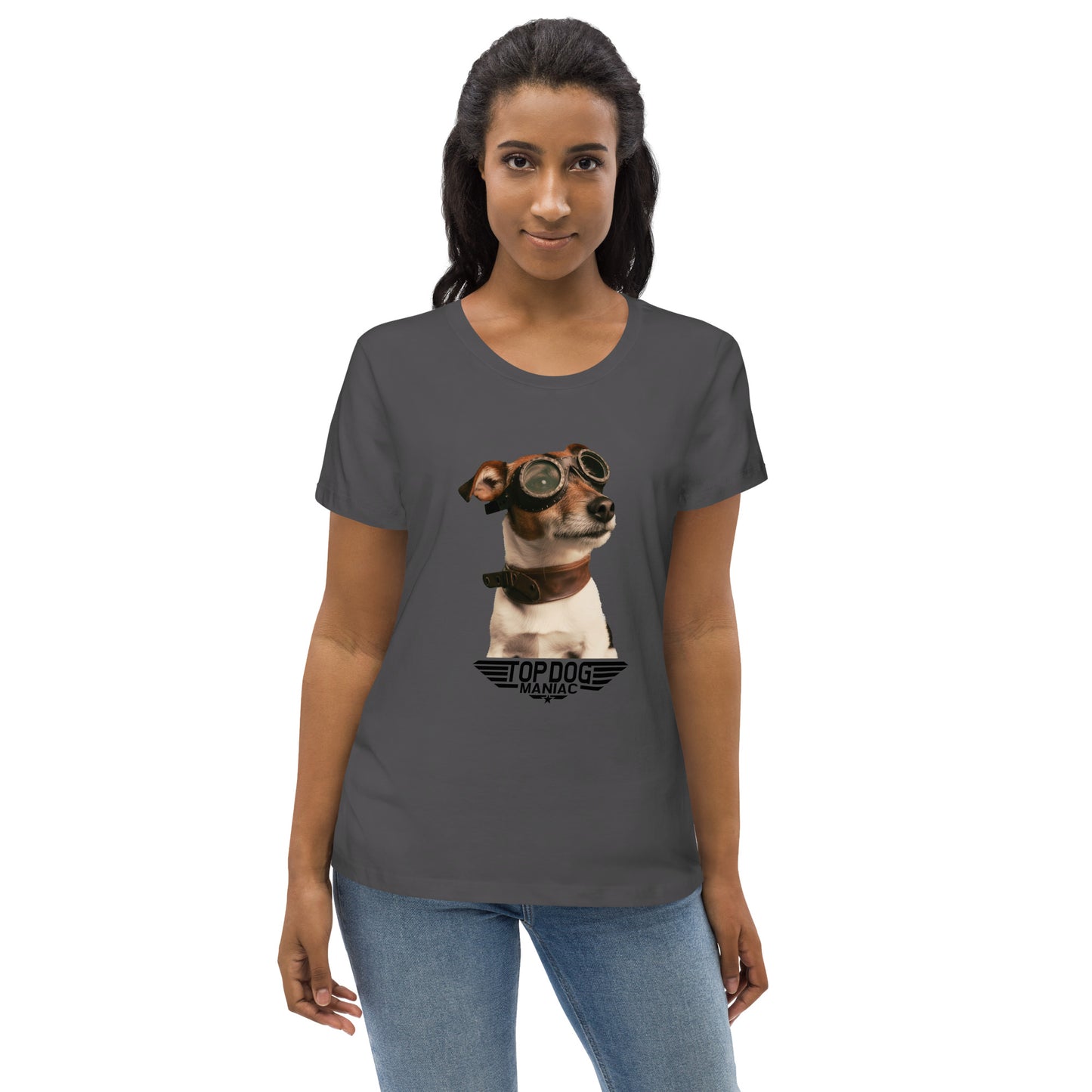 Top Dog Fitted Tee (Women) Anthracite