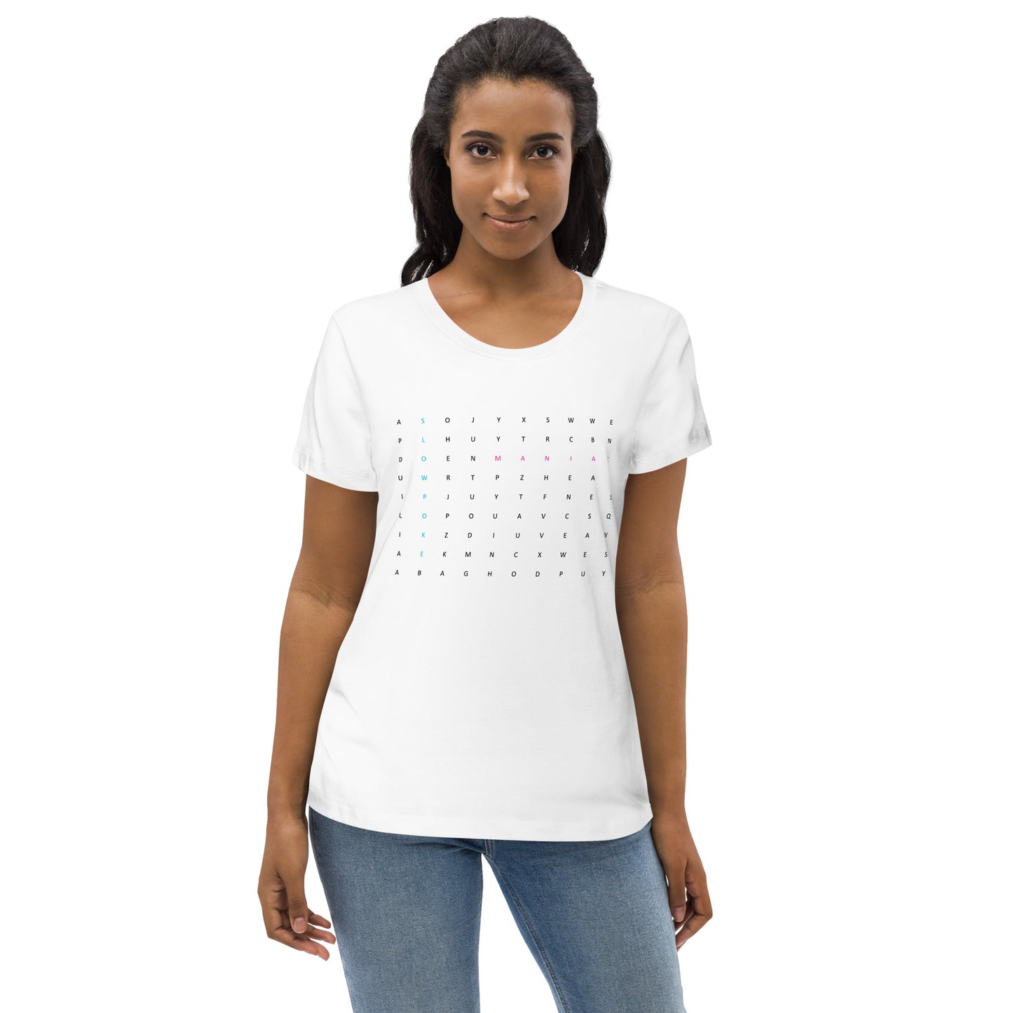 Wordsearch Fitted Tee (Women)