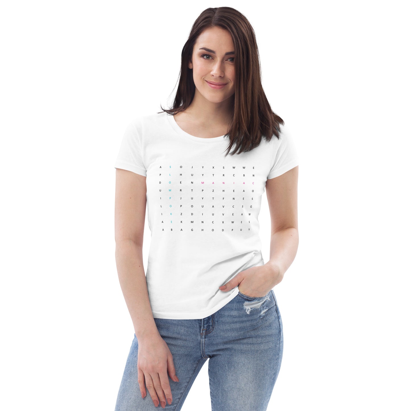 Wordsearch Fitted Tee (Women)