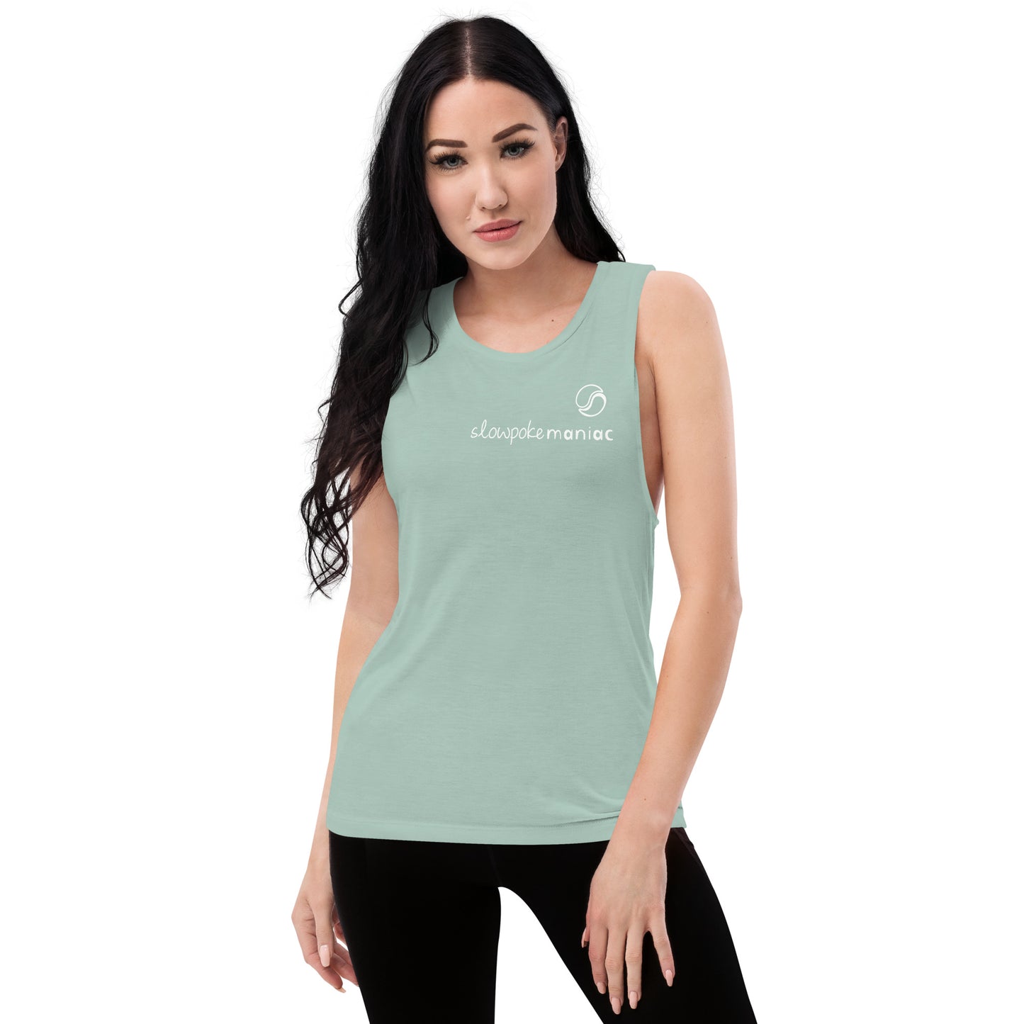 Adventure Muscle Tank Dusty Blue