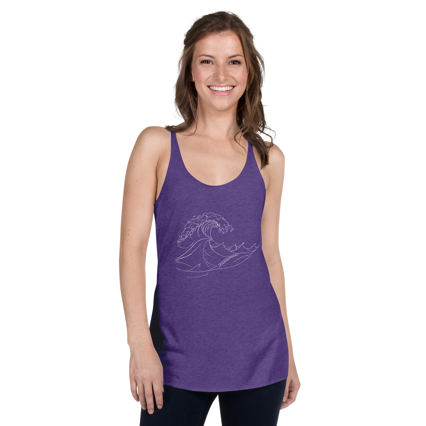 One Wave Racerback Tank Purple Rush