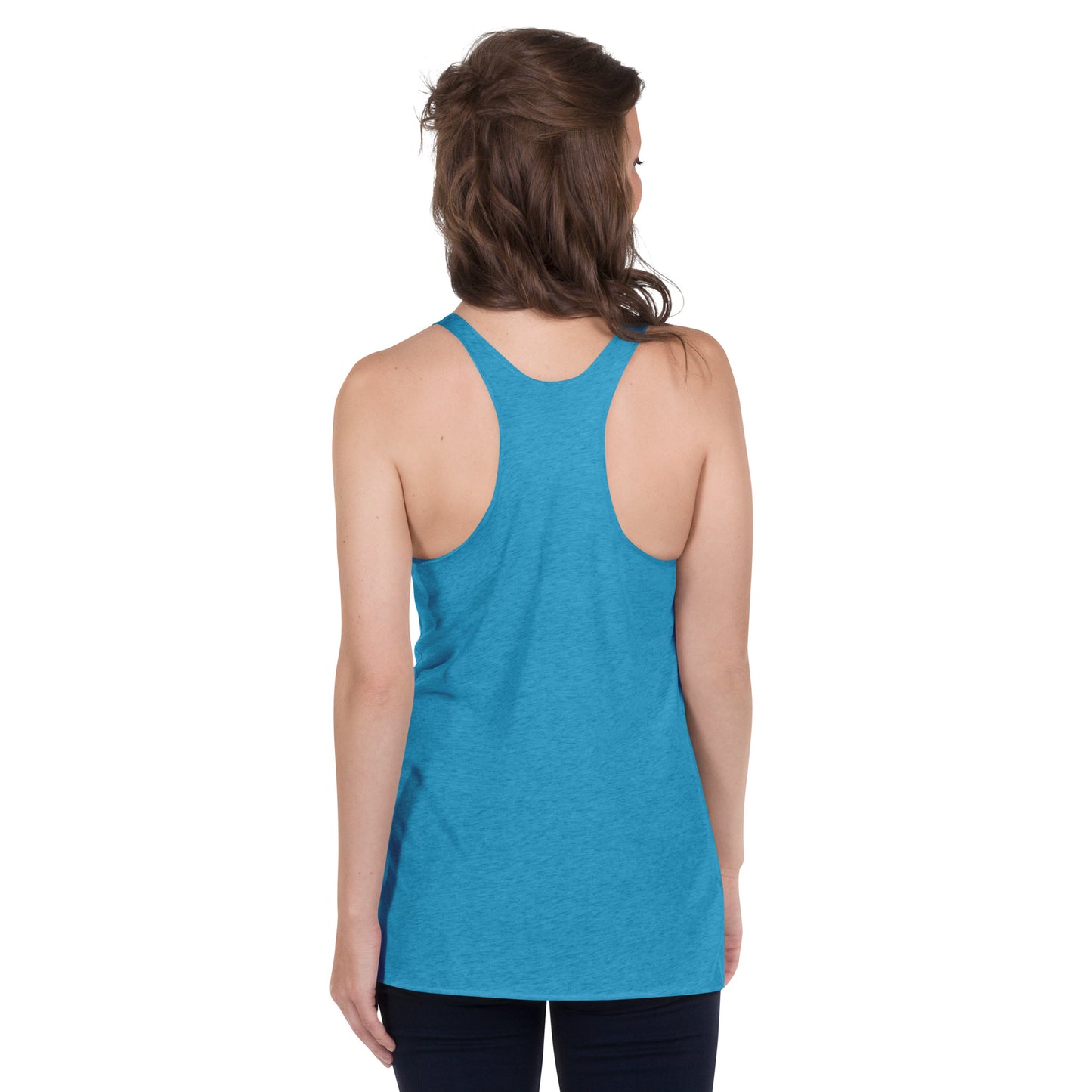 One Wave Racerback Tank Vintage Turquoise