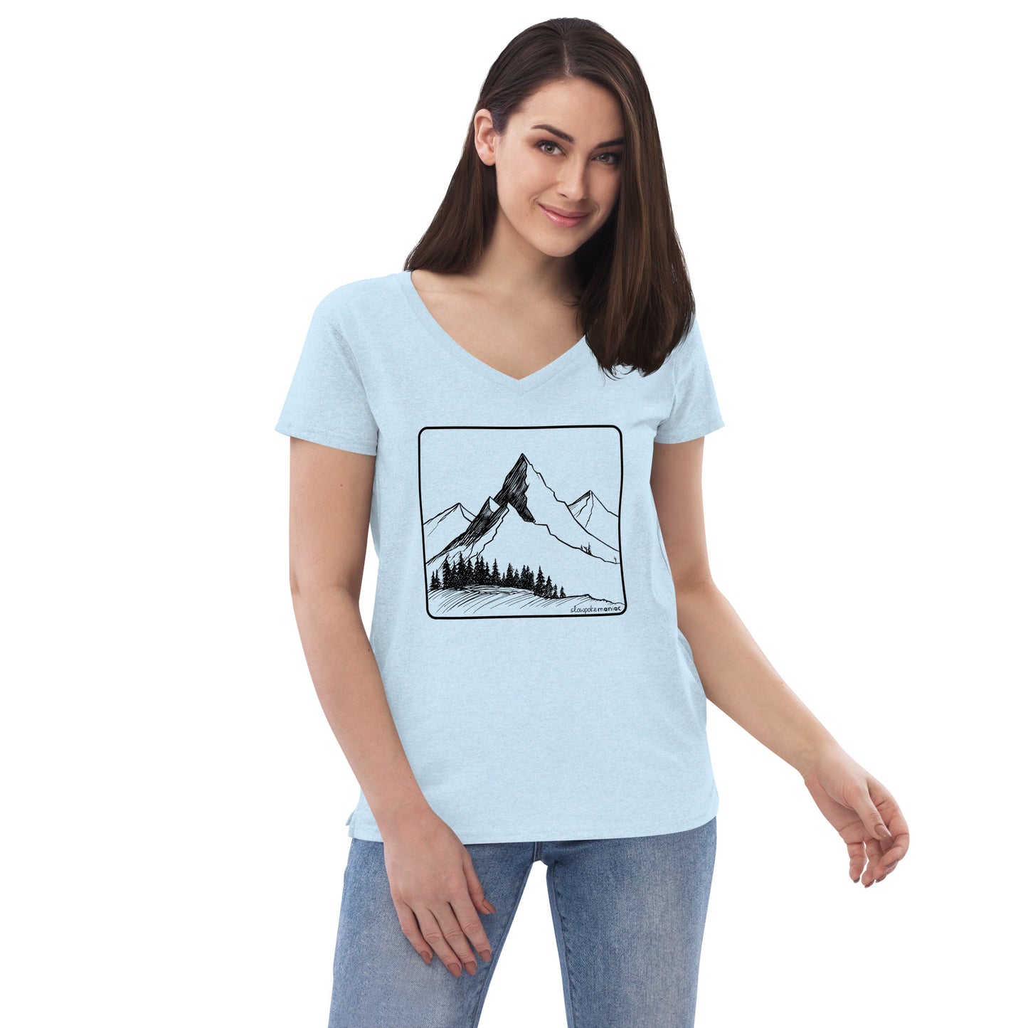 Peakture Perfect V-neck (Women) Crystal Blue