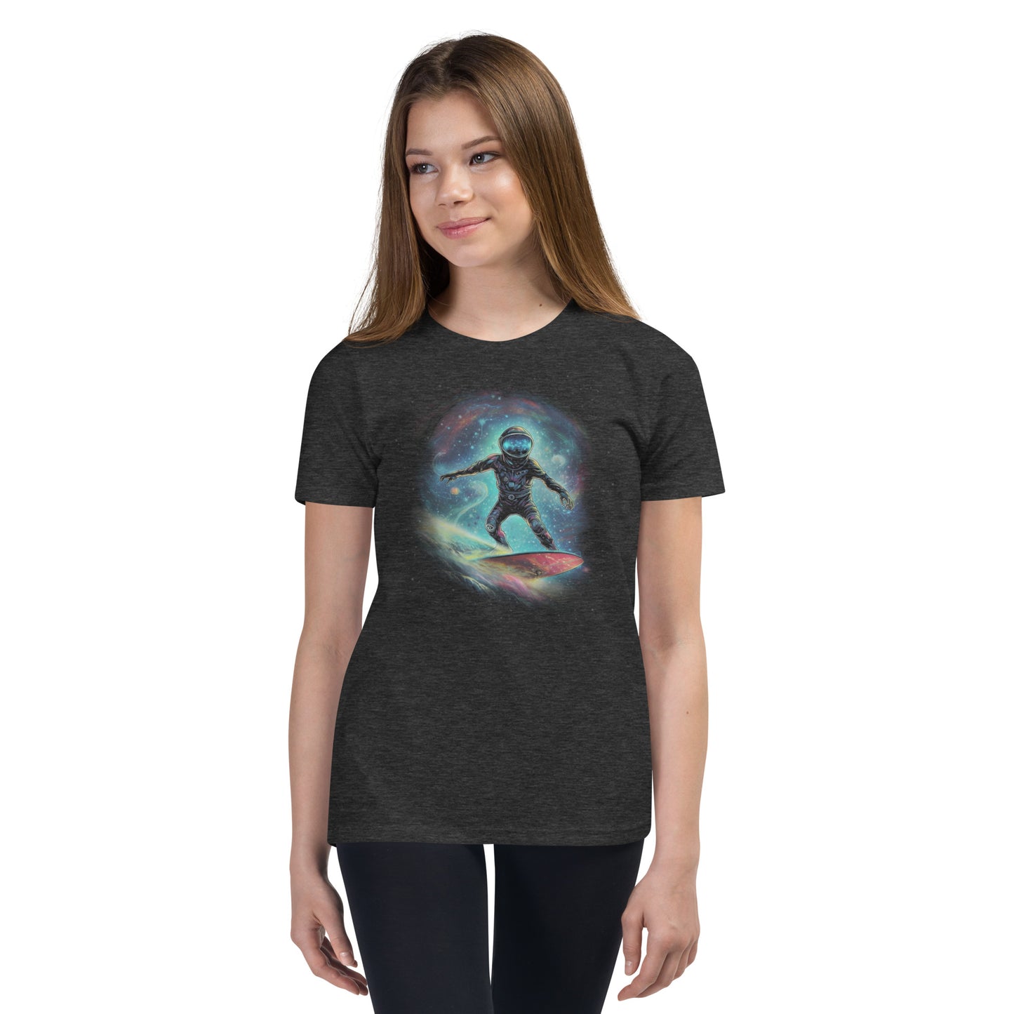 Youth Milky Wave T-Shirt Dark Grey Heather
