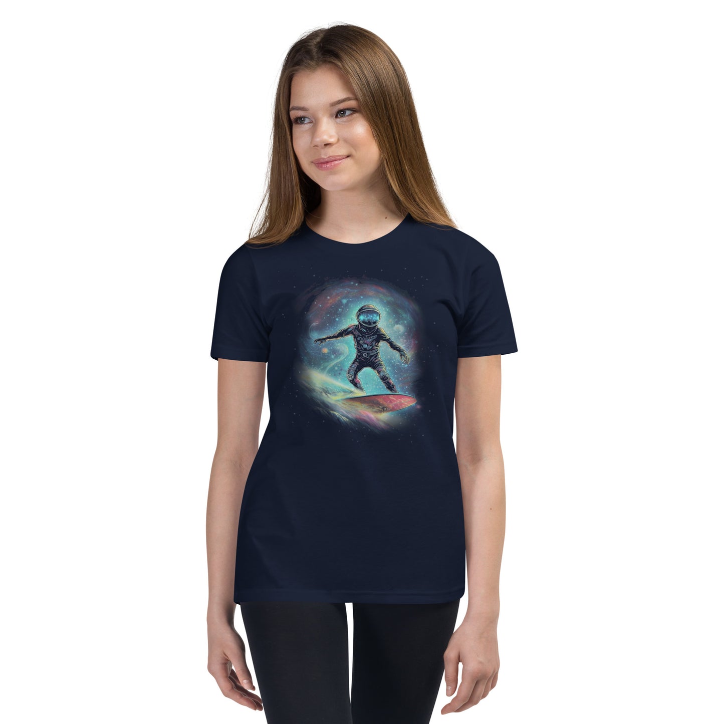 Youth Milky Wave T-Shirt Navy
