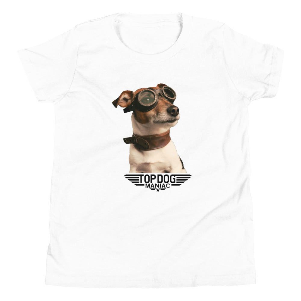 Youth Top Dog Tee White