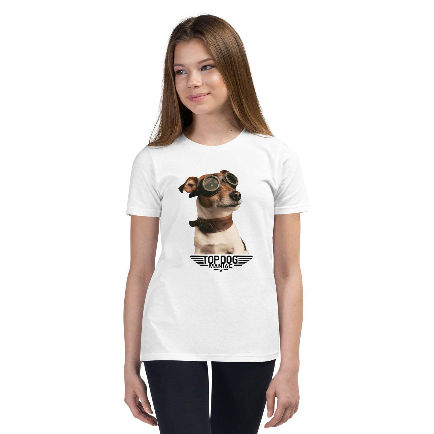 Youth Top Dog Tee White