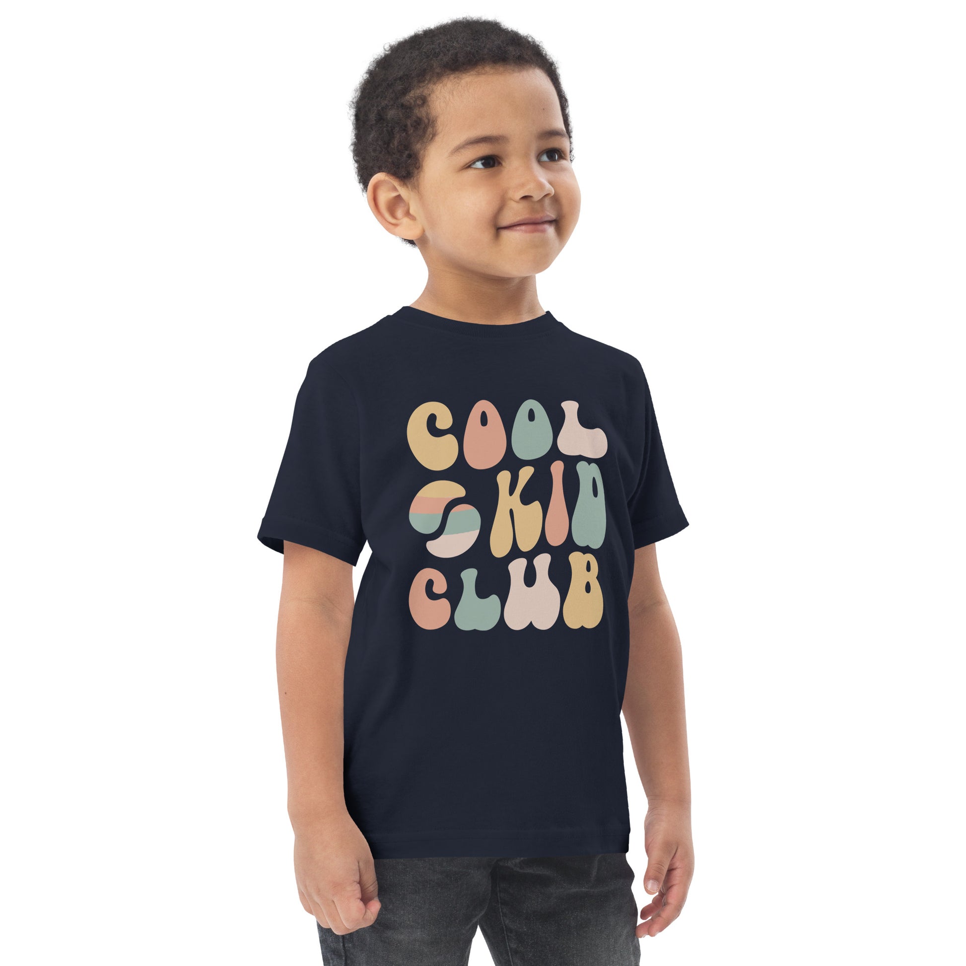 Cool Kid Club Tee (Toddler) Navy