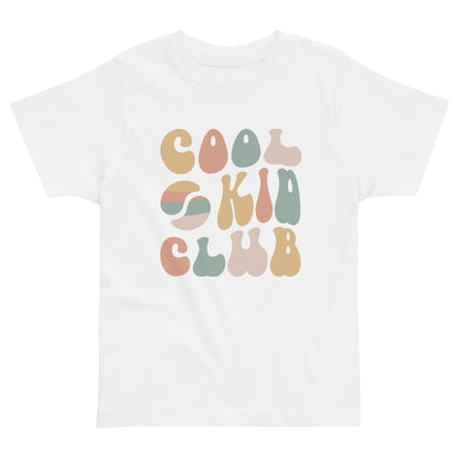 Cool Kid Club Tee (Toddler) White