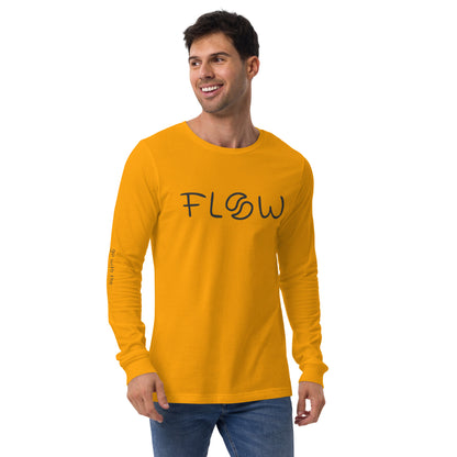 Flow Long-Sleeve Tee Gold