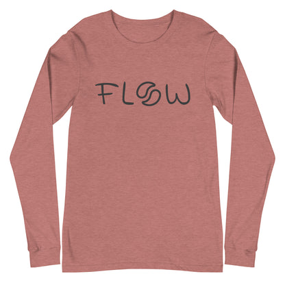 Flow Long-Sleeve Tee Heather Mauve