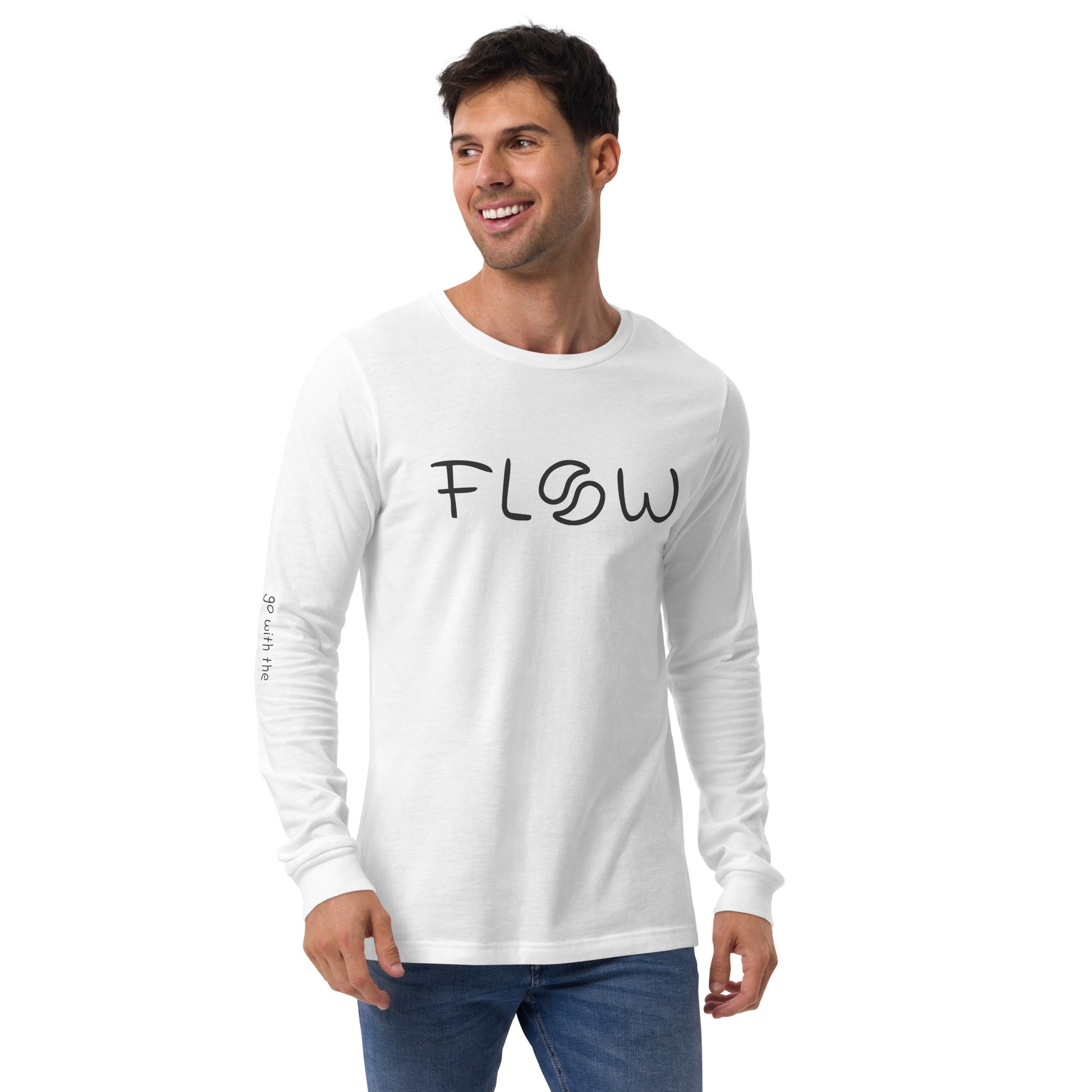 Flow Long-Sleeve Tee White