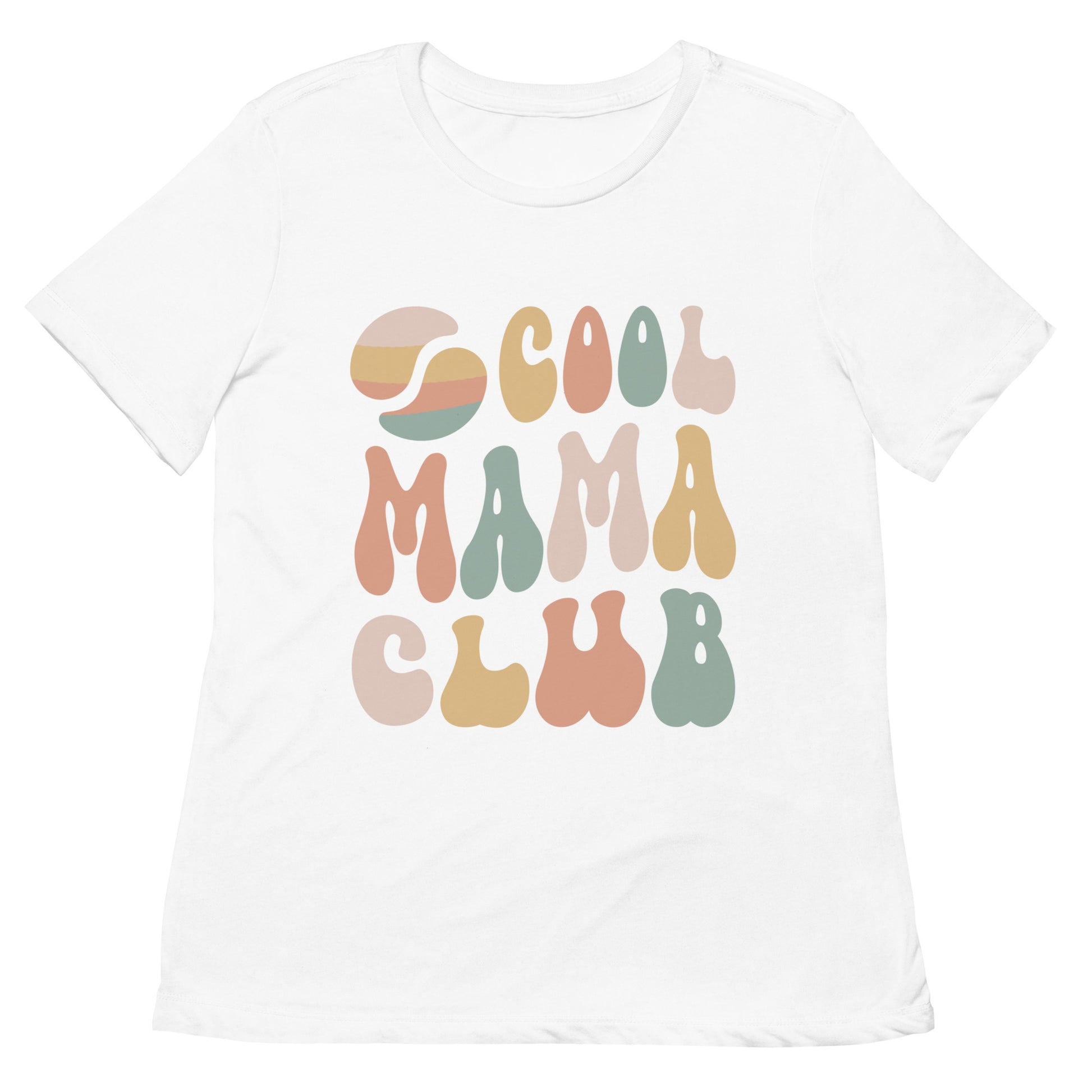 Cool Mama Club Tee Solid White Triblend