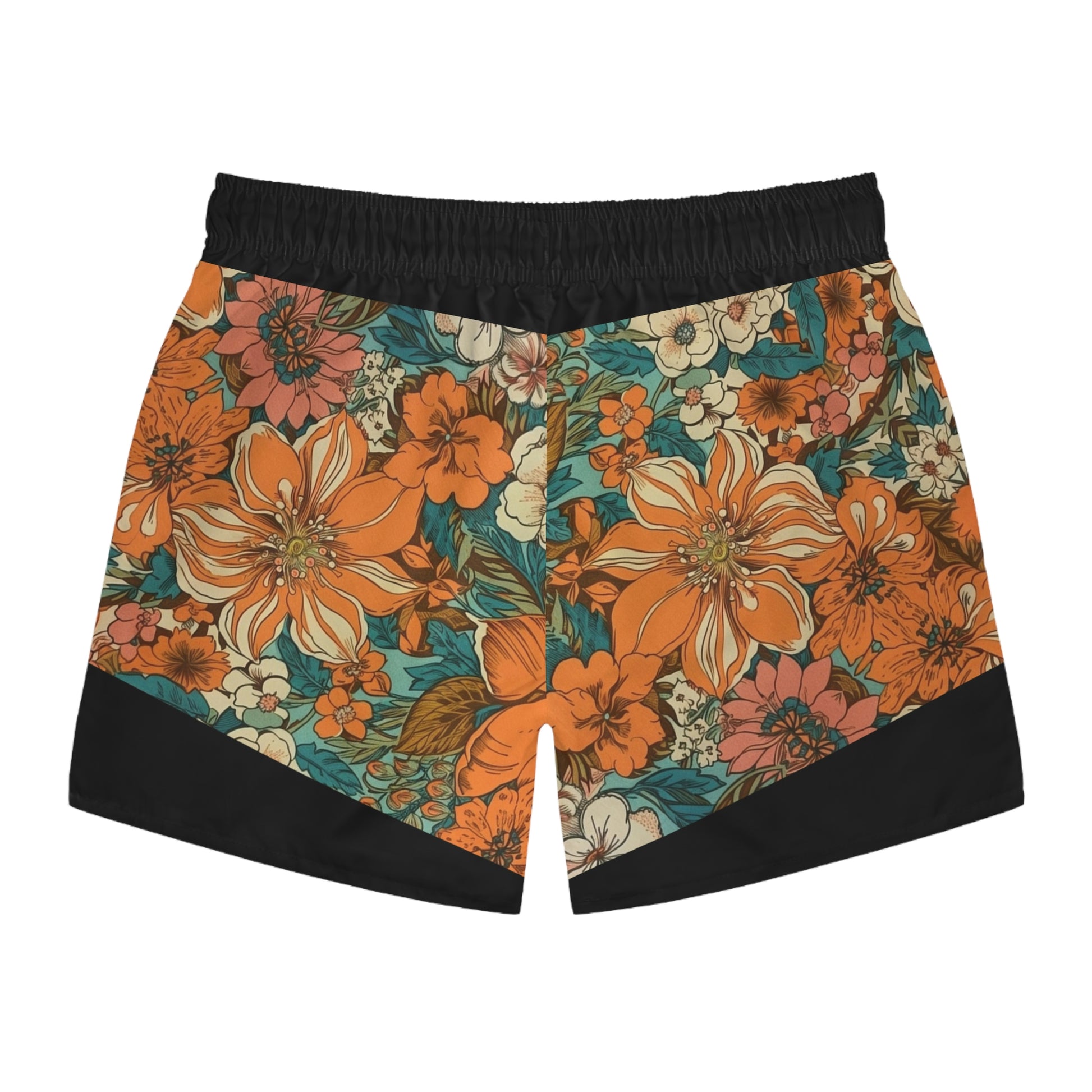Two-Tone Vacationeer Trunks Black