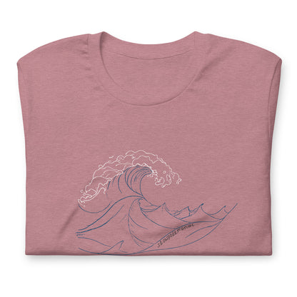 One Wave Tee Heather Orchid