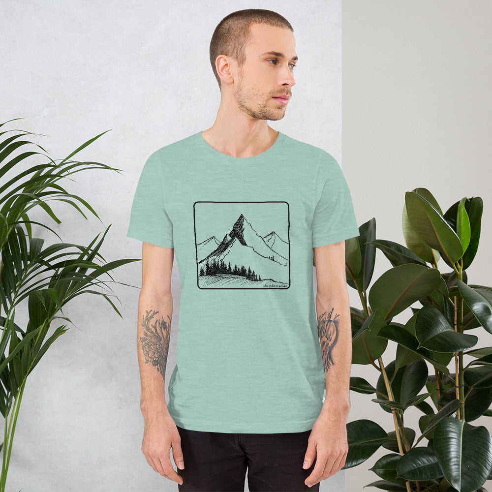 Peakture Perfect Tee Heather Prism Dusty Blue