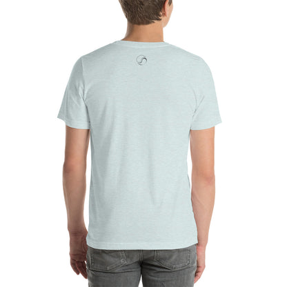 One Wave Tee Heather Prism Ice Blue