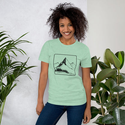 Peakture Perfect Tee Heather Prism Mint