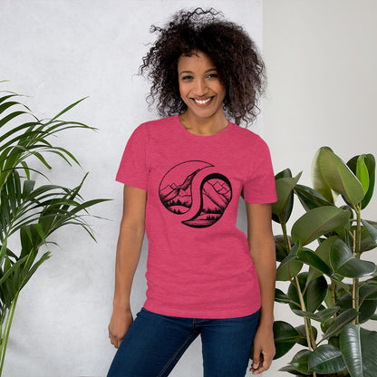 Mount Logo Tee Heather Raspberry