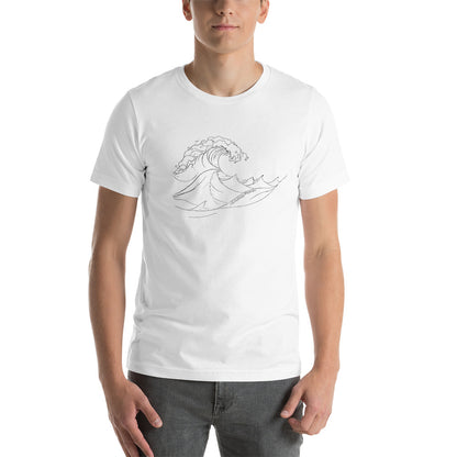 One Wave Tee White