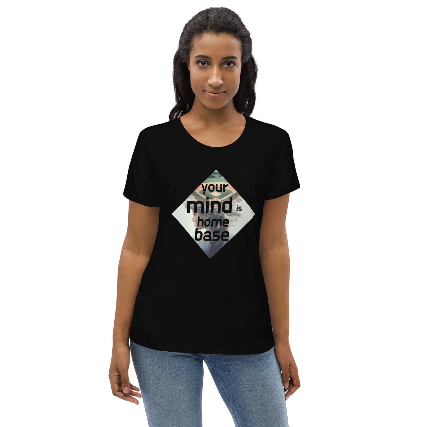 Home Base Fitted Tee (Women) Black