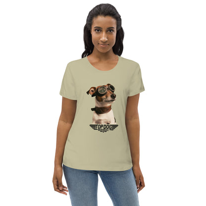 Top Dog Fitted Tee (Women) Sage