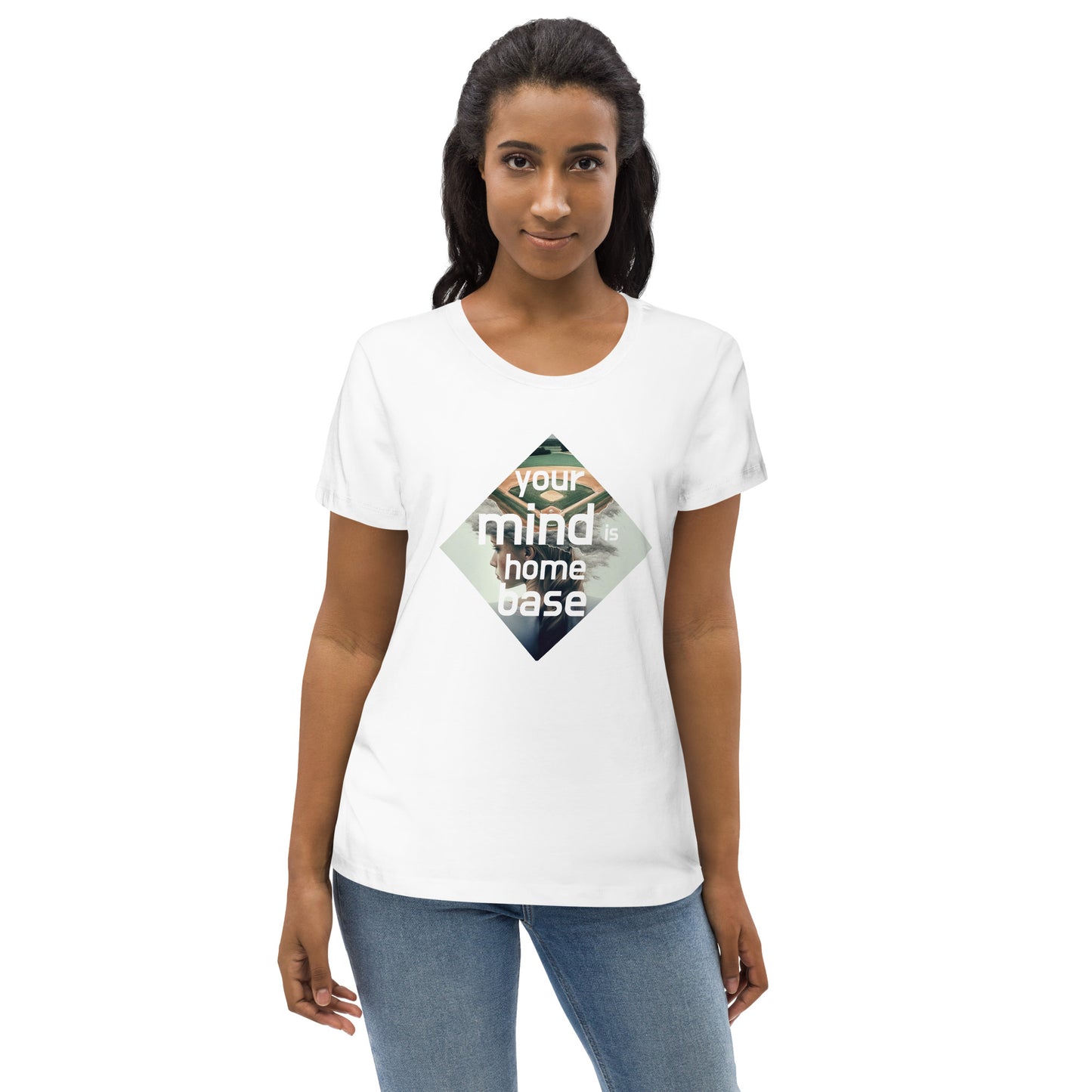 Home Base Fitted Tee (Women) White