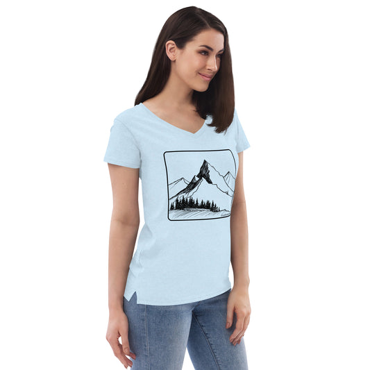 Peakture Perfect V-neck (Women) Crystal Blue