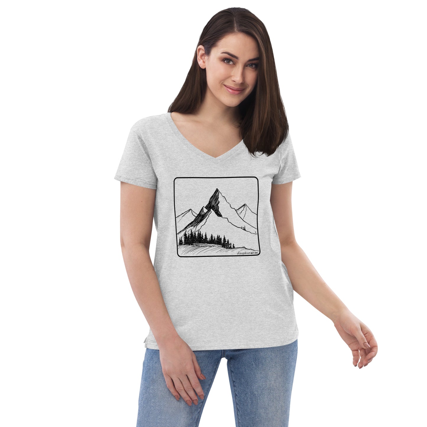 Peakture Perfect V-neck (Women) Light Heather Grey