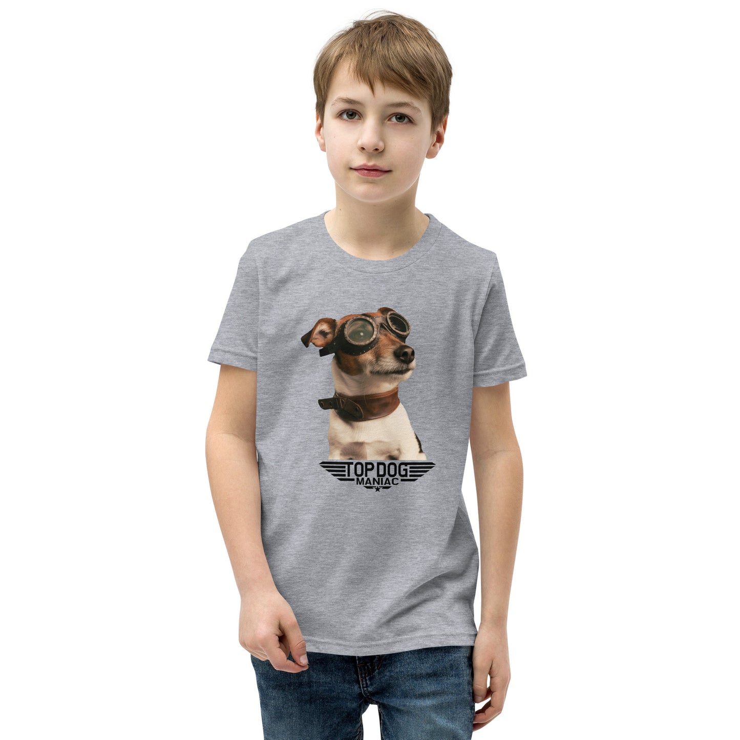 Youth Top Dog Tee Athletic Heather
